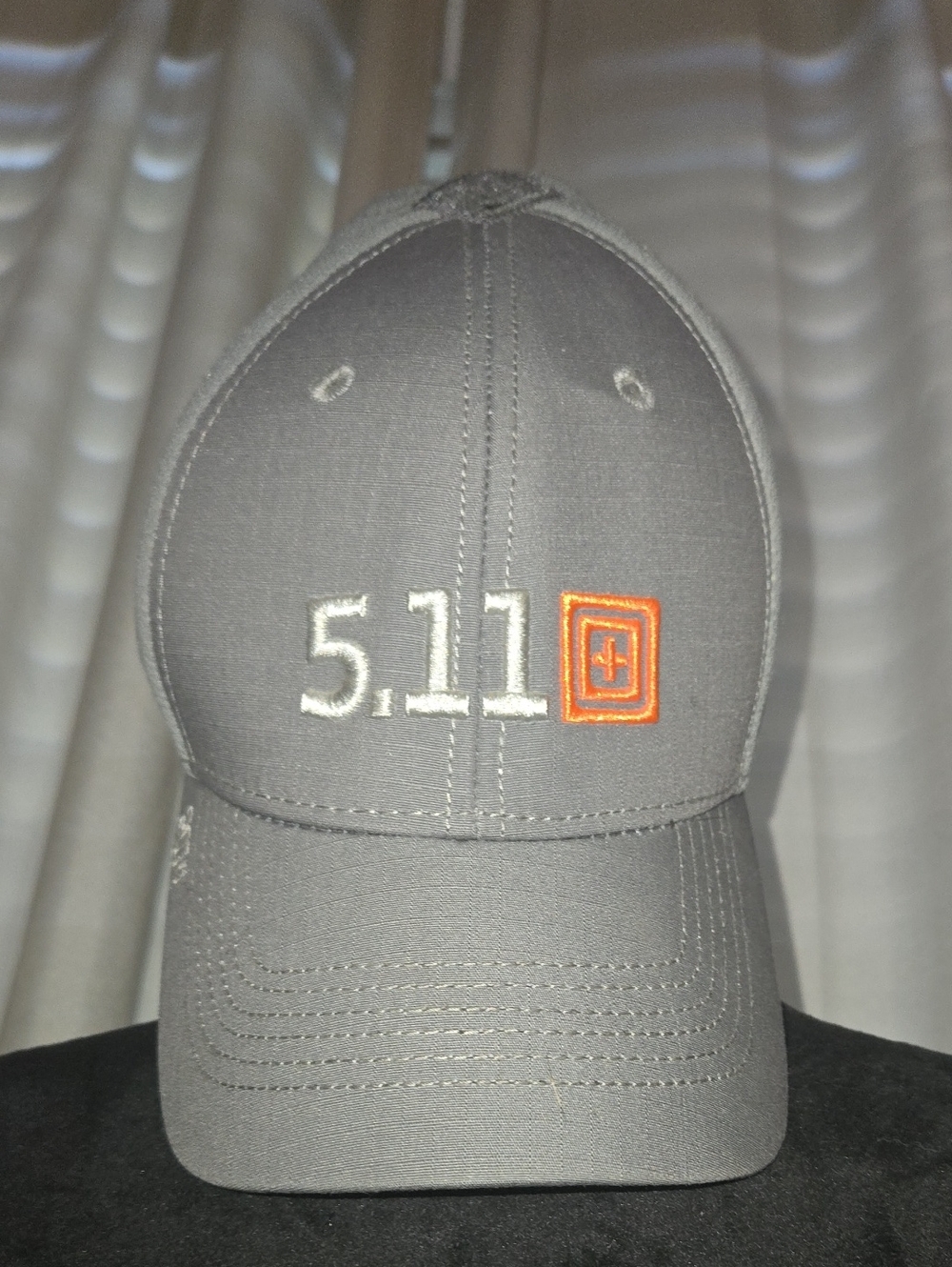5.11 Gray Baseball Cap with Orange Logo